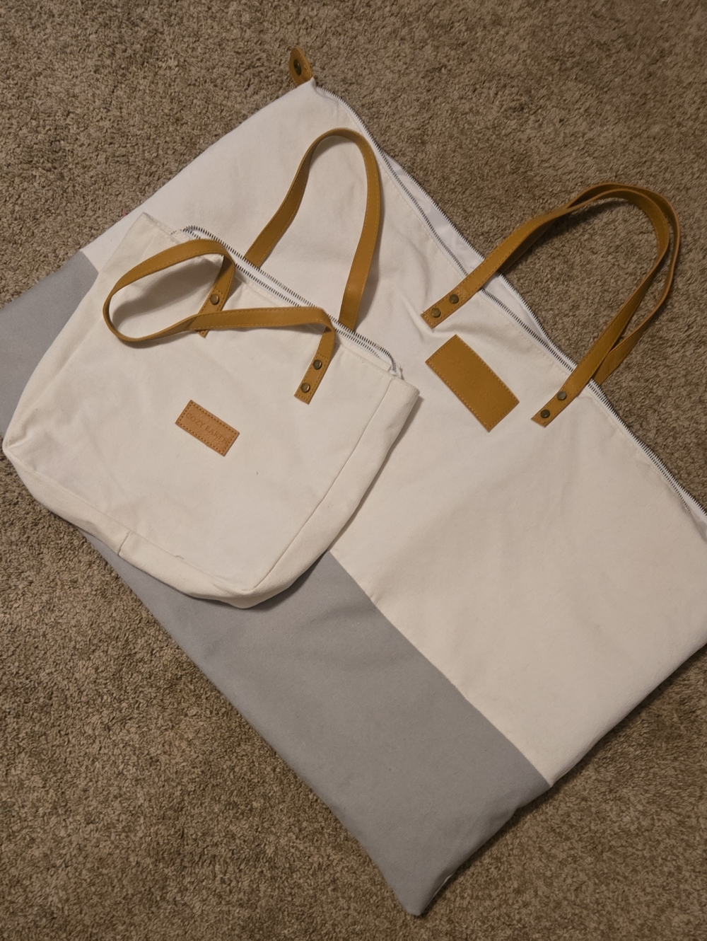Cozy Earth Large And Small Tote